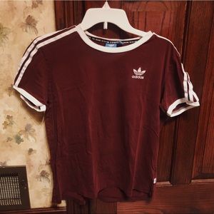 Urban Outfitters x Adidas three striped T-Shirt